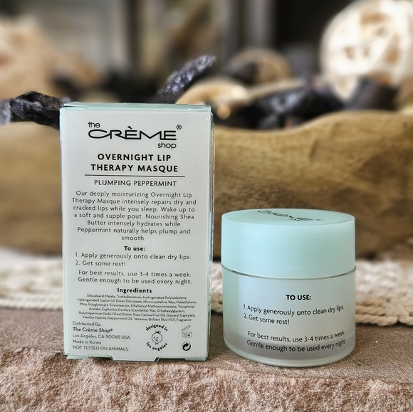 The Crème Shop Overnight Lip Therapy Masque - Plumping Peppermint - Picture 2 of 2